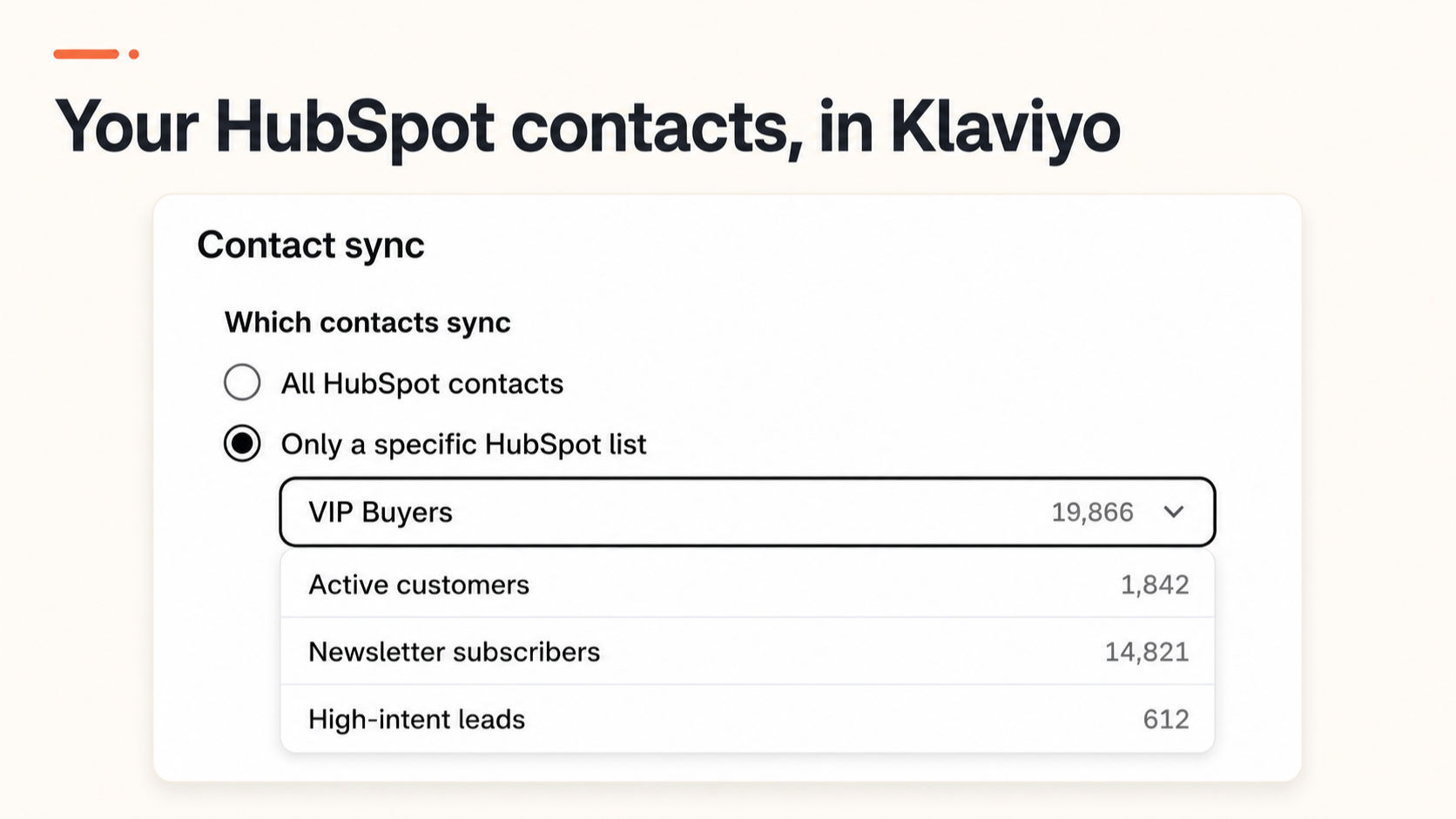 two-way contact sync